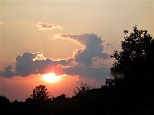 zachód słońca na Podlasiu - masza grander kogel mogel blog